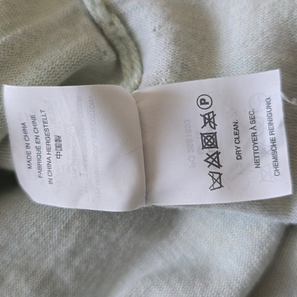 J. Crew light green merino wool cotton blend lightweight sweater size small - Picture 14 of 14